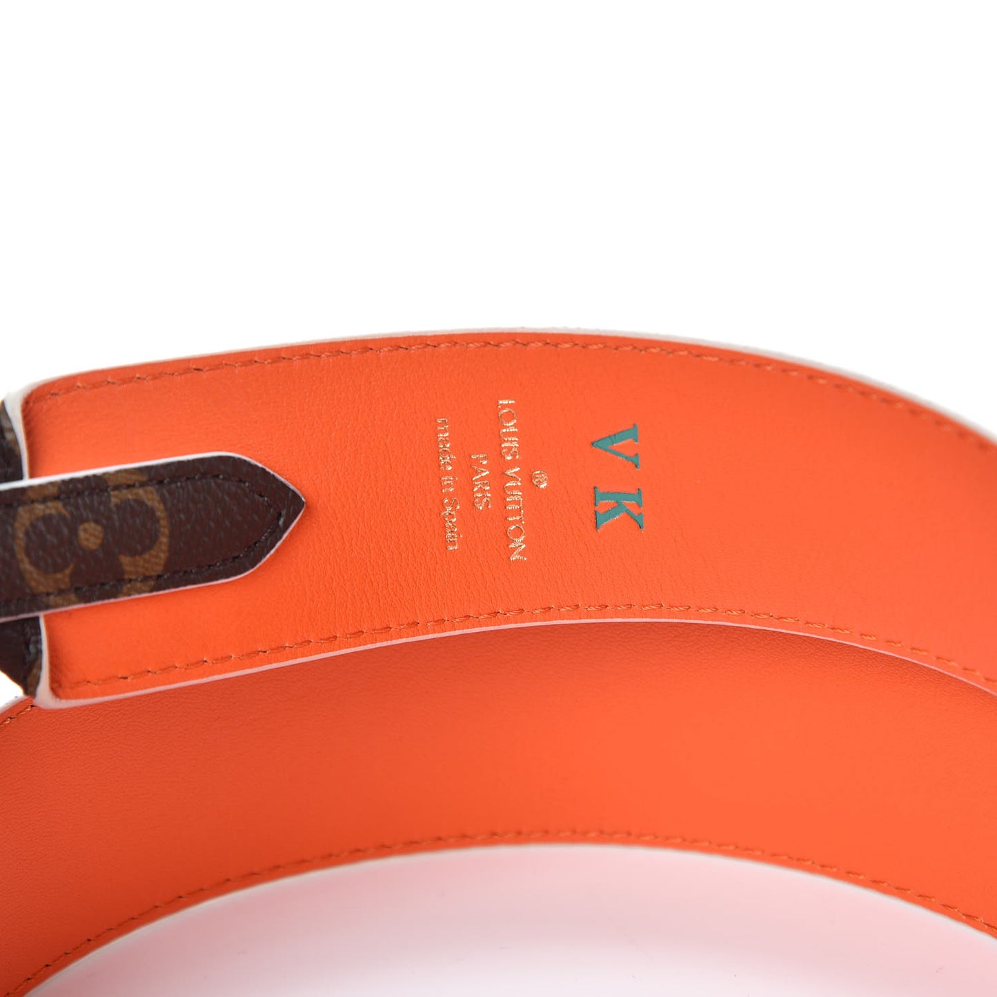 Monogram Bandouliere Shoulder Strap Orange