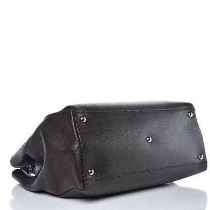Fendi Vitello Elite Regular 2Jours Tote Caffe Noir 4 of 14