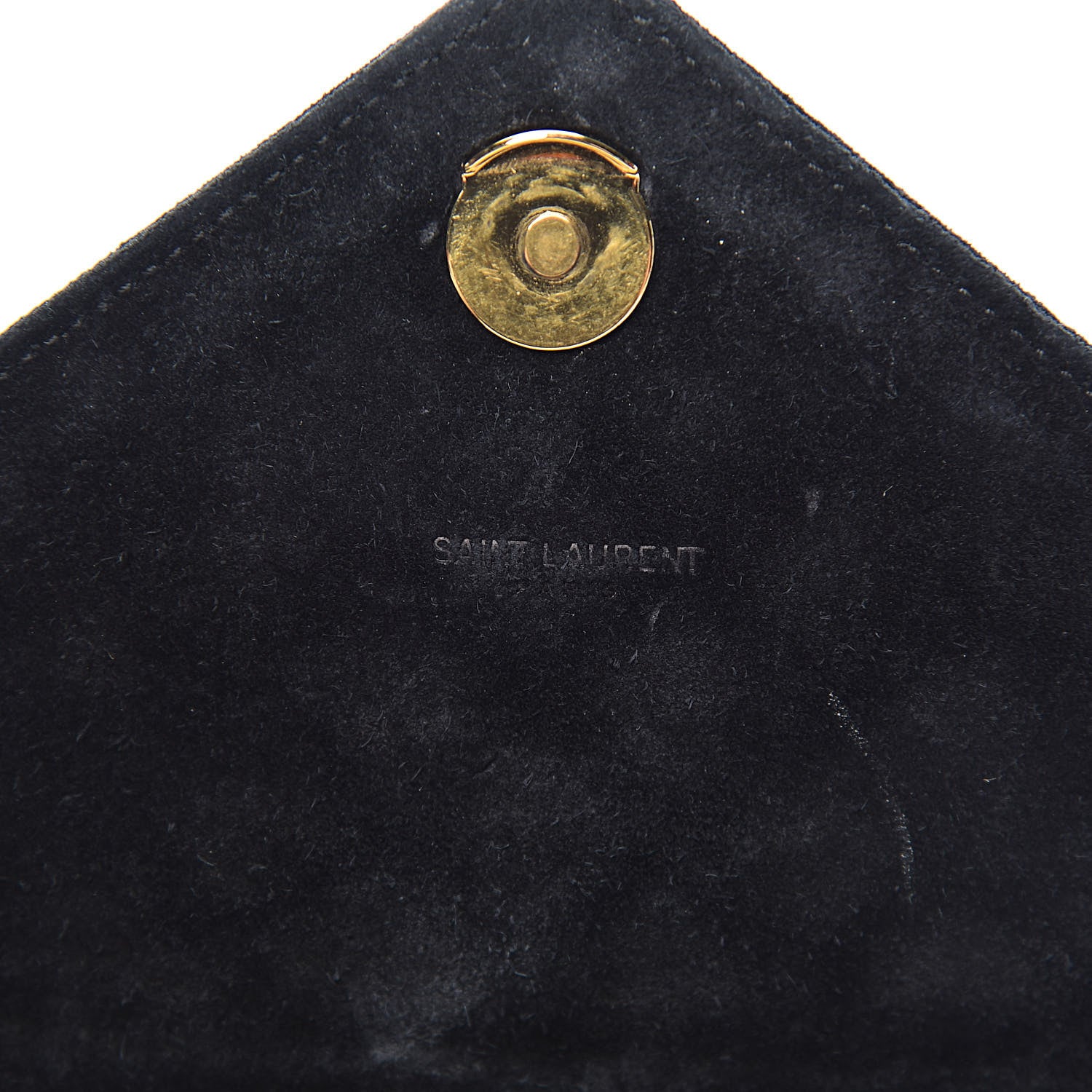 Saint Laurent Suede Tri-Quilt Monogram Medium College Bag Black 7 of 14