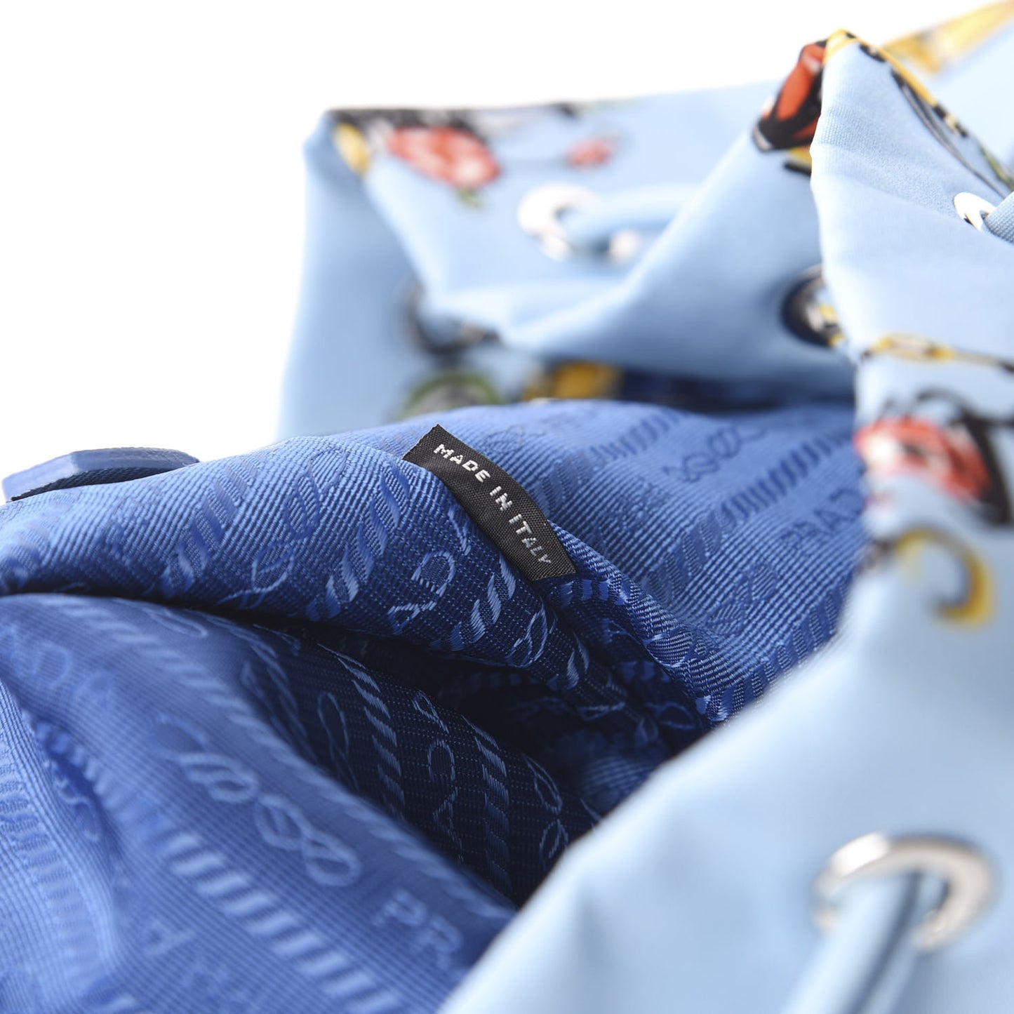 Tessuto Nylon Saffiano Robot Cinch Backpack Astrale