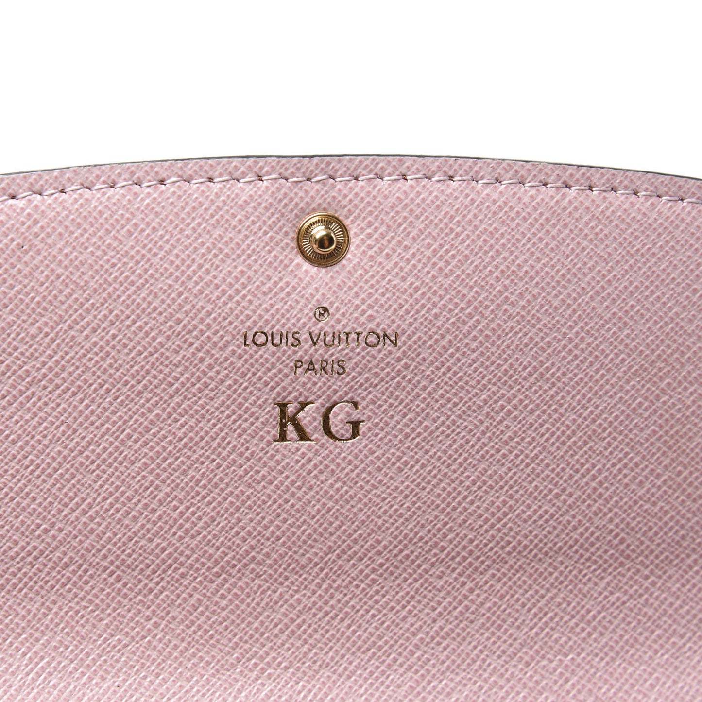 Damier Ebene Emilie Wallet Rose Ballerine