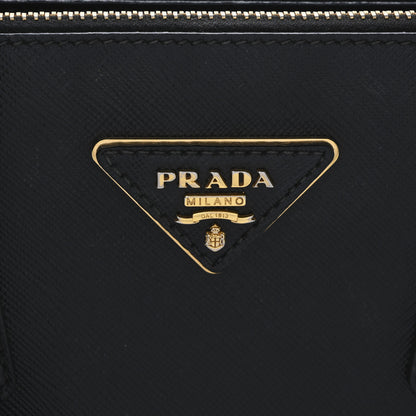Prada Saffiano Lux Small Galleria Double Zip Tote Black 7 of 11