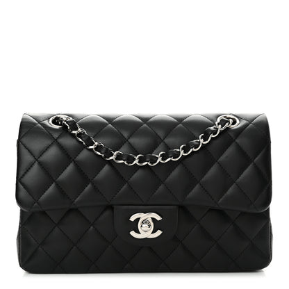 Chanel Lambskin Quilted Small Double Flap Black 1 of 12