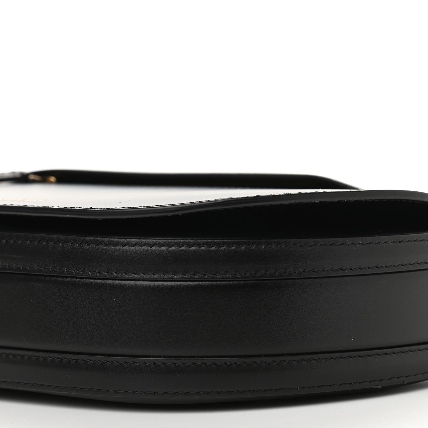 Calfskin Small Olympia Shoulder Bag Black
