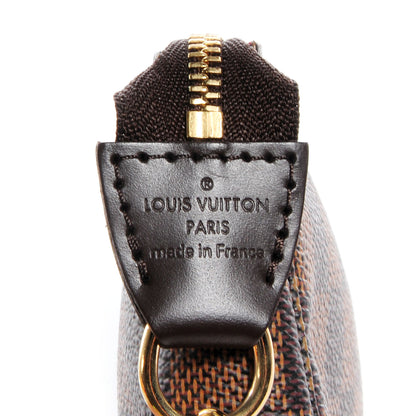 Louis Vuitton Damier Ebene Complice Trunks and Bags Mini Pochette Accessories Red 7 of 7