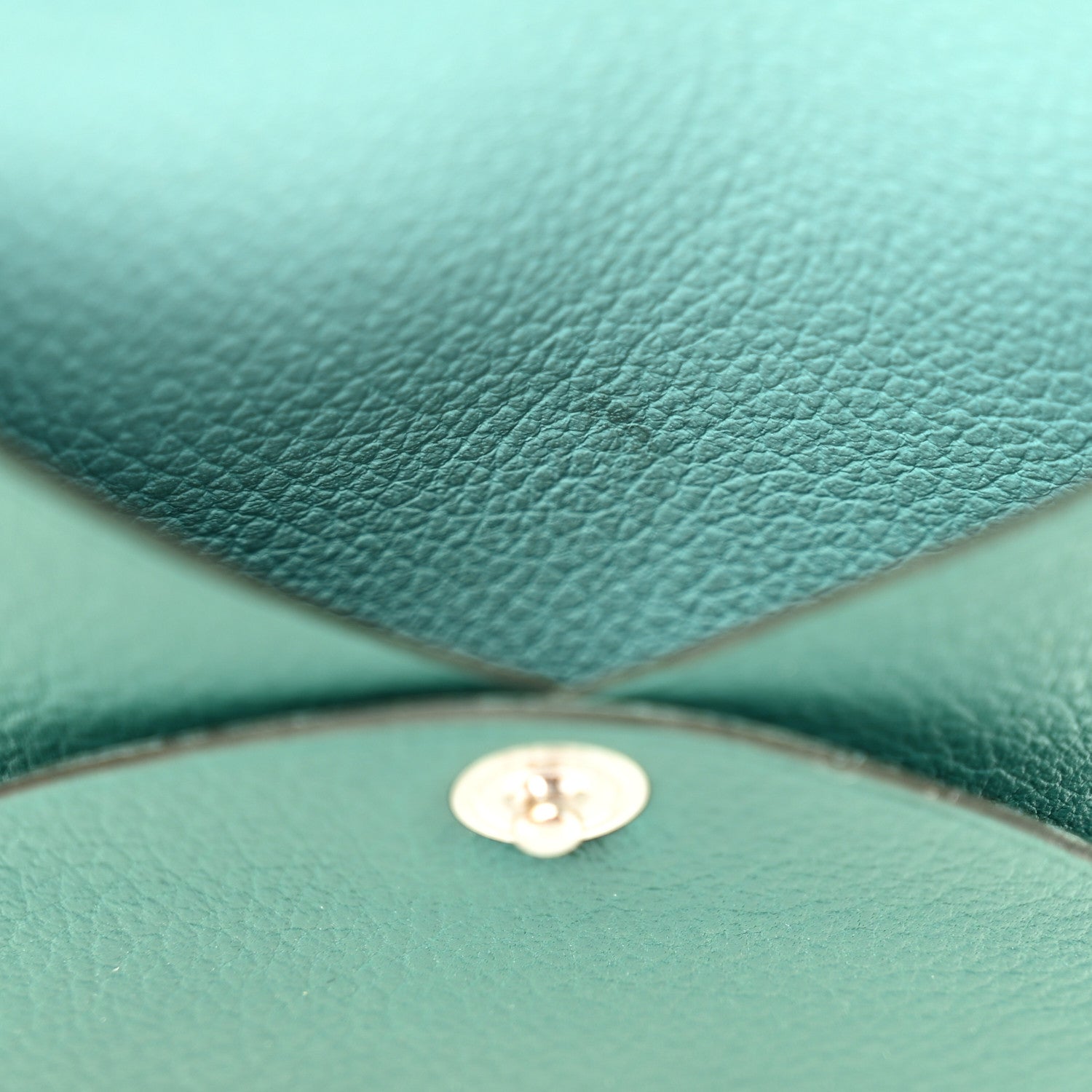 Hermes Evercolor Verso Bastia Coin Purse Malachite Bleu Atoll 7 of 9
