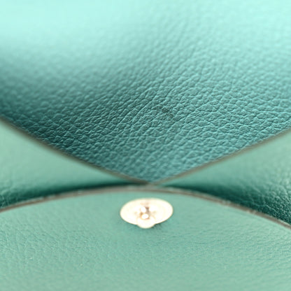 Hermes Evercolor Verso Bastia Coin Purse Malachite Bleu Atoll 7 of 9