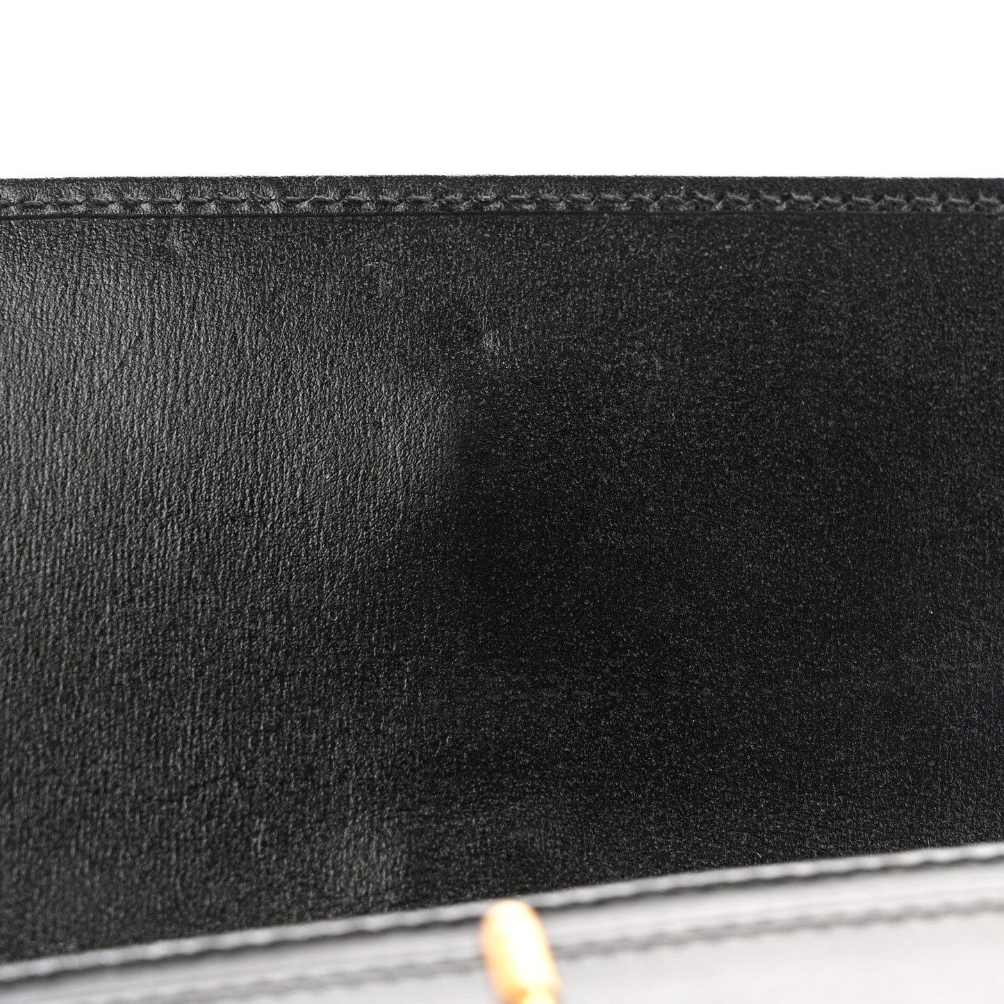 Calfskin Jackie 1961 Chain Wallet Black