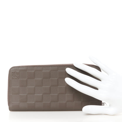 Louis Vuitton Damier Infini Zippy Vertical Wallet Granit 2 of 9