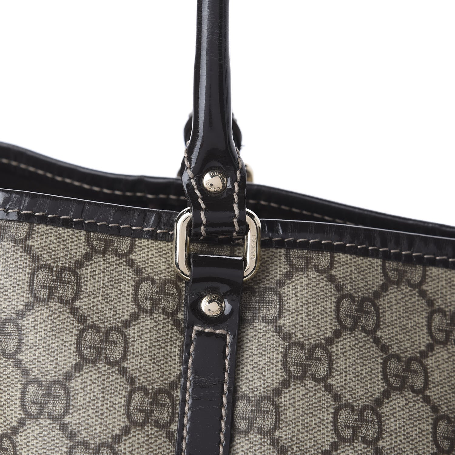 Gucci GG Plus Monogram Medium Joy Tote Dark Brown 12 of 12