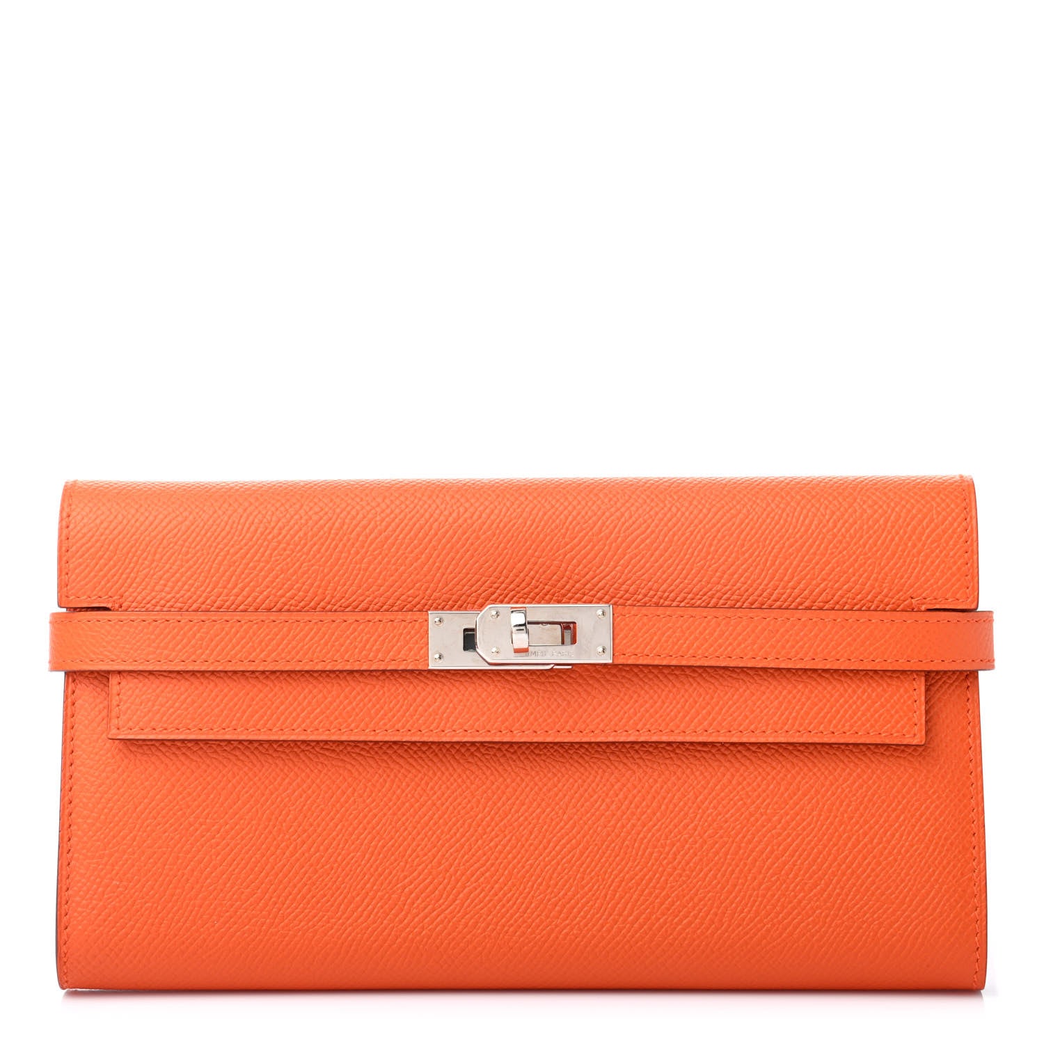 Hermes Epsom Kelly Longue Wallet Orange 1 of 8