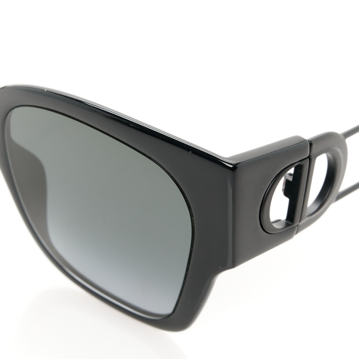 Christian Dior Rectangular 30 Montaigne 1 S2U Sunglasses Black 7 of 8