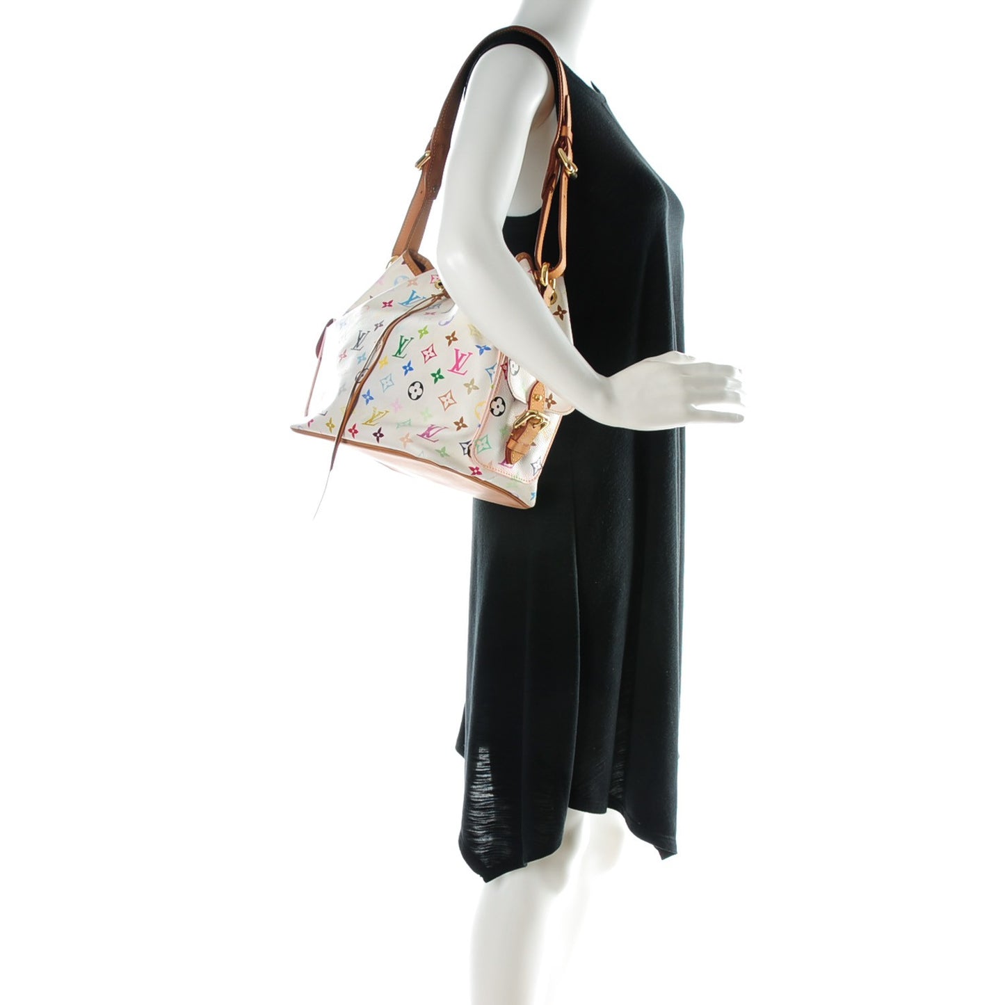 Monogram Multicolor Petit Noe White