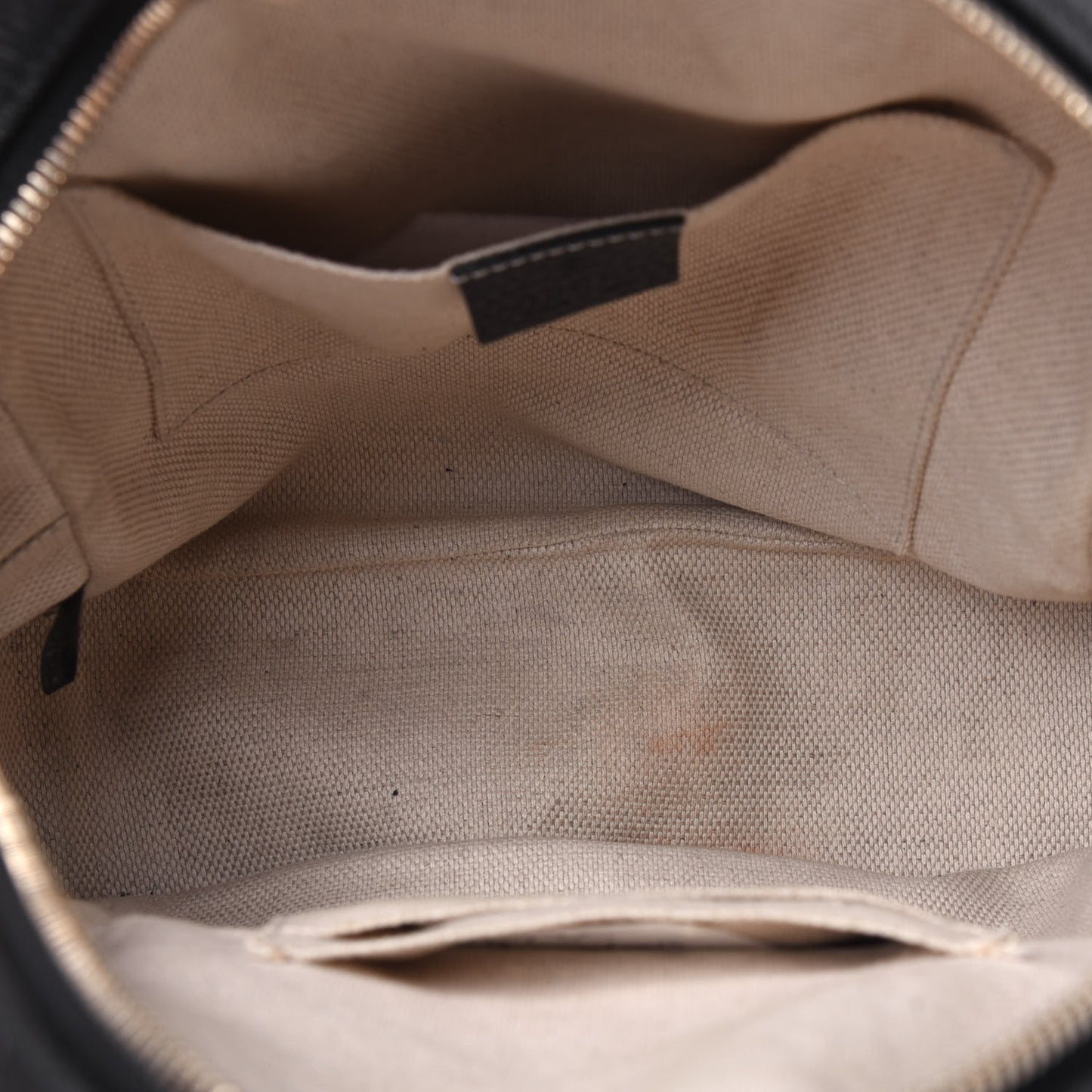 Pebbled Calfskin Soho Chain Backpack Black