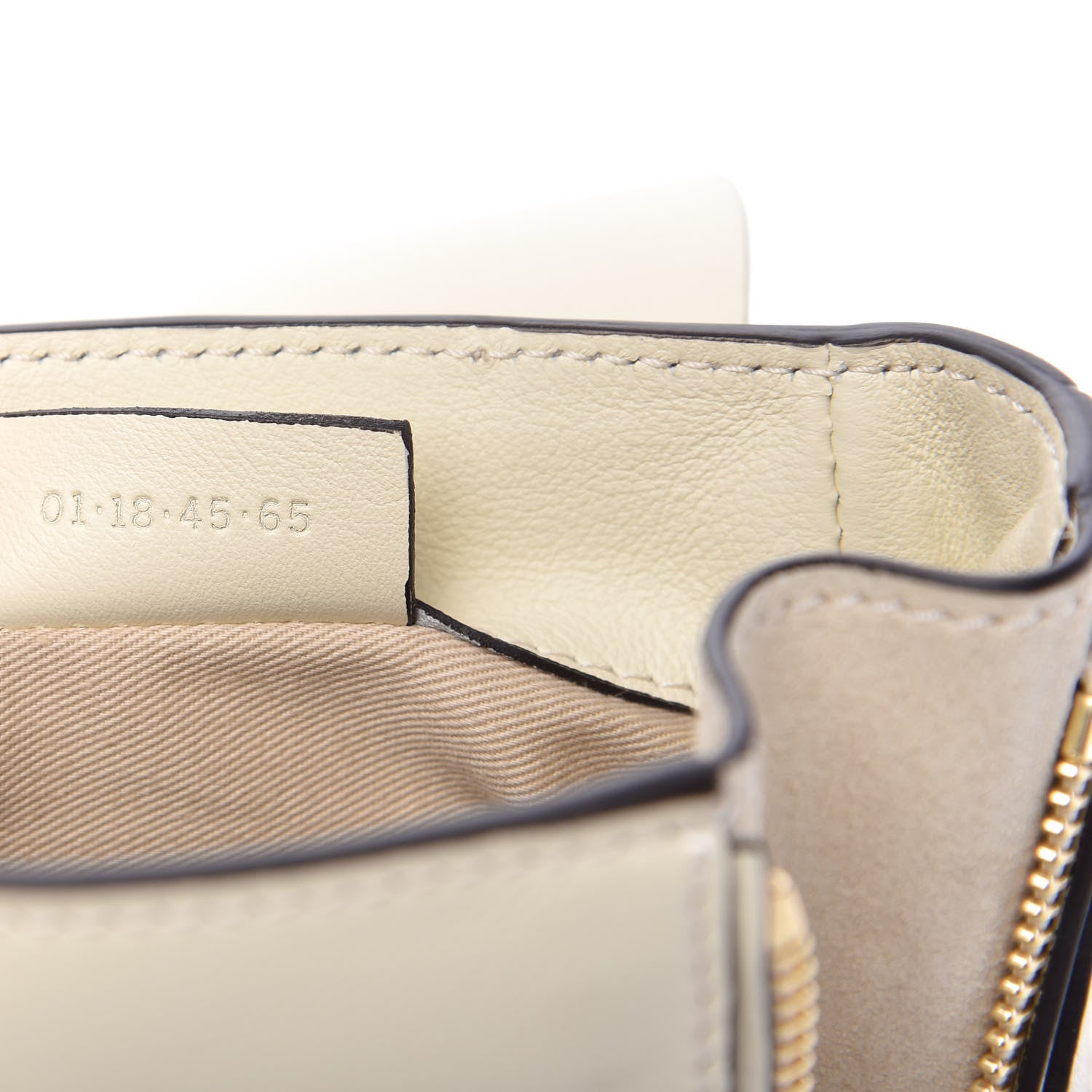 Chloe Suede Calfskin Mini Faye Backpack Off White 9 of 10