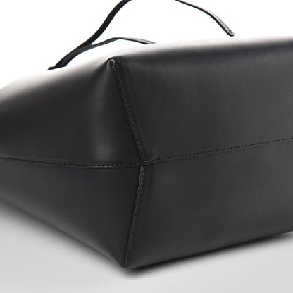 Mansur Gavriel Vegetable Tanned Calfskin Bucket Bag Black Flamma 8 of 10