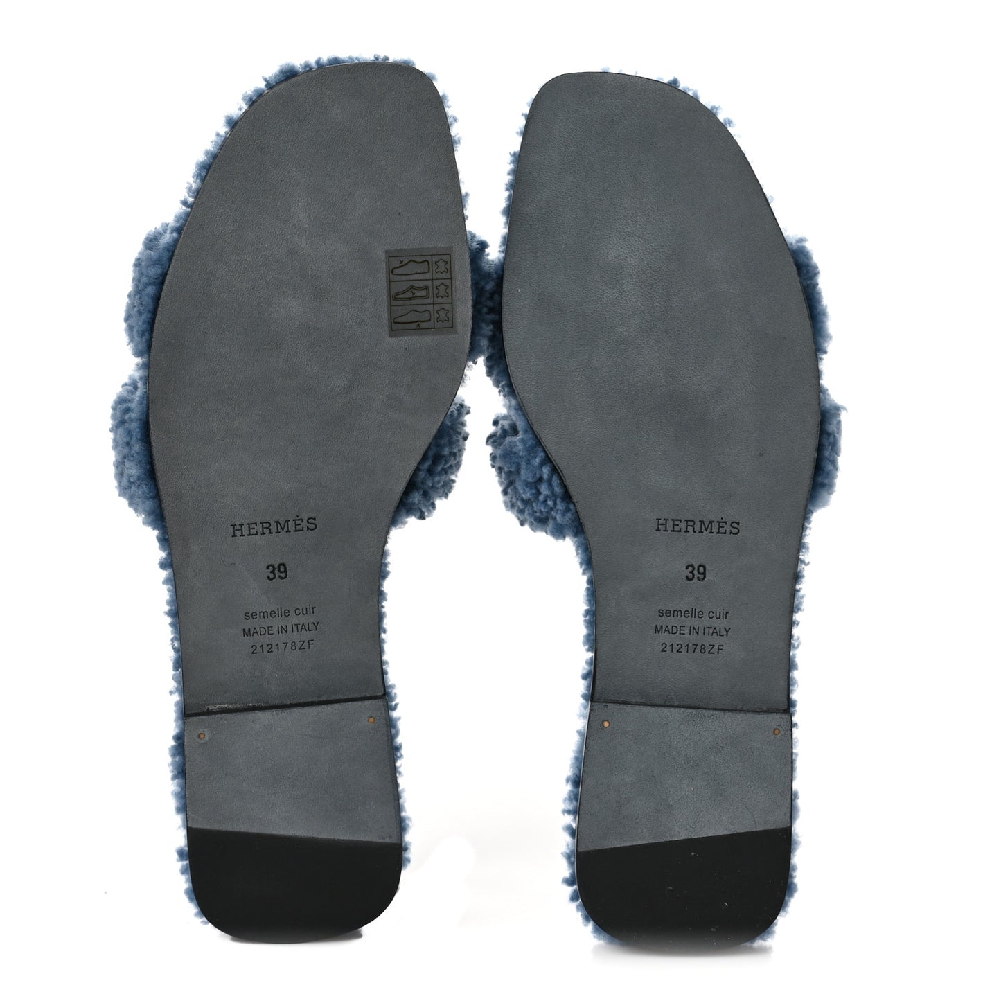 Woolskin Oran Sandals 39 Bleu