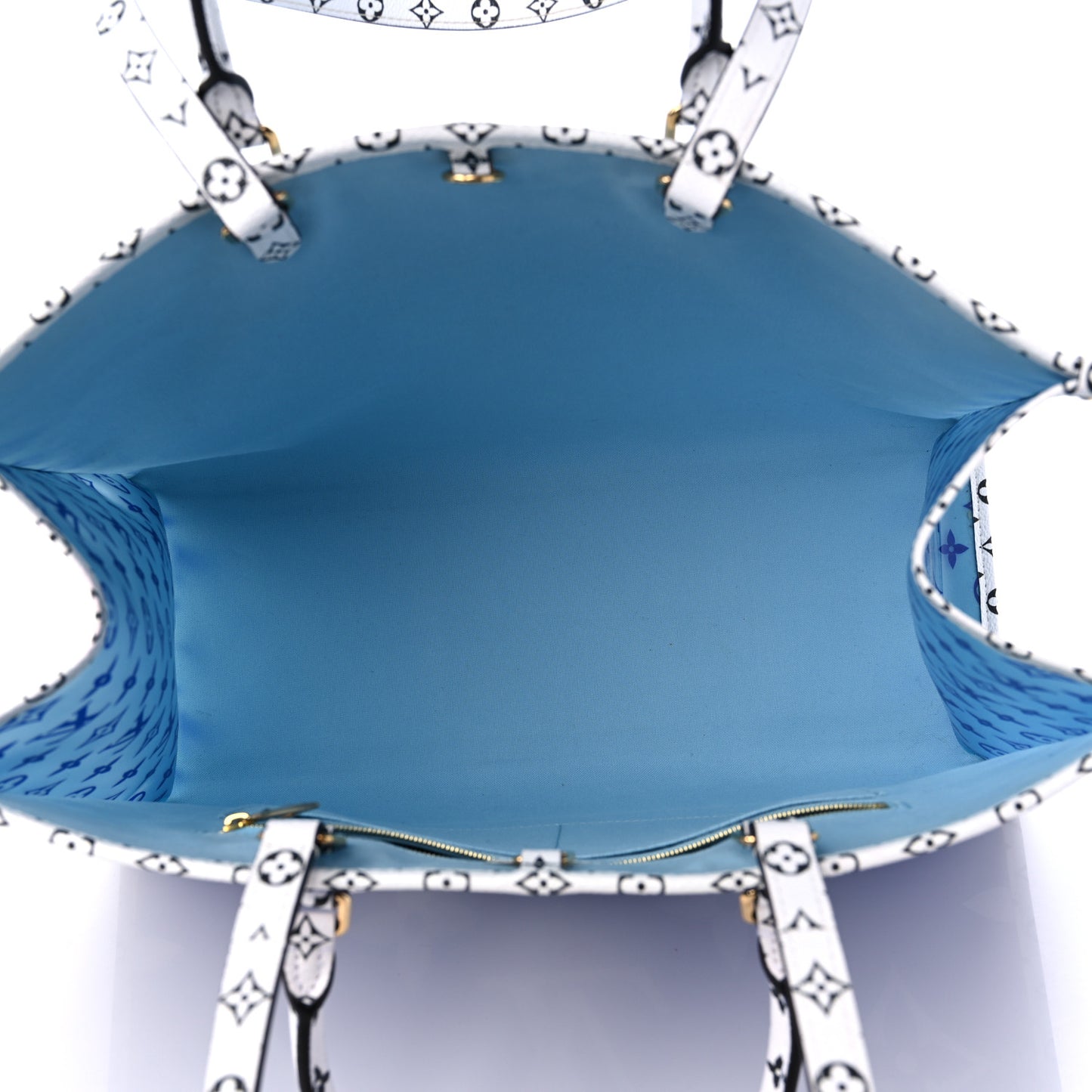 Monogram Giant Capri Onthego Blue