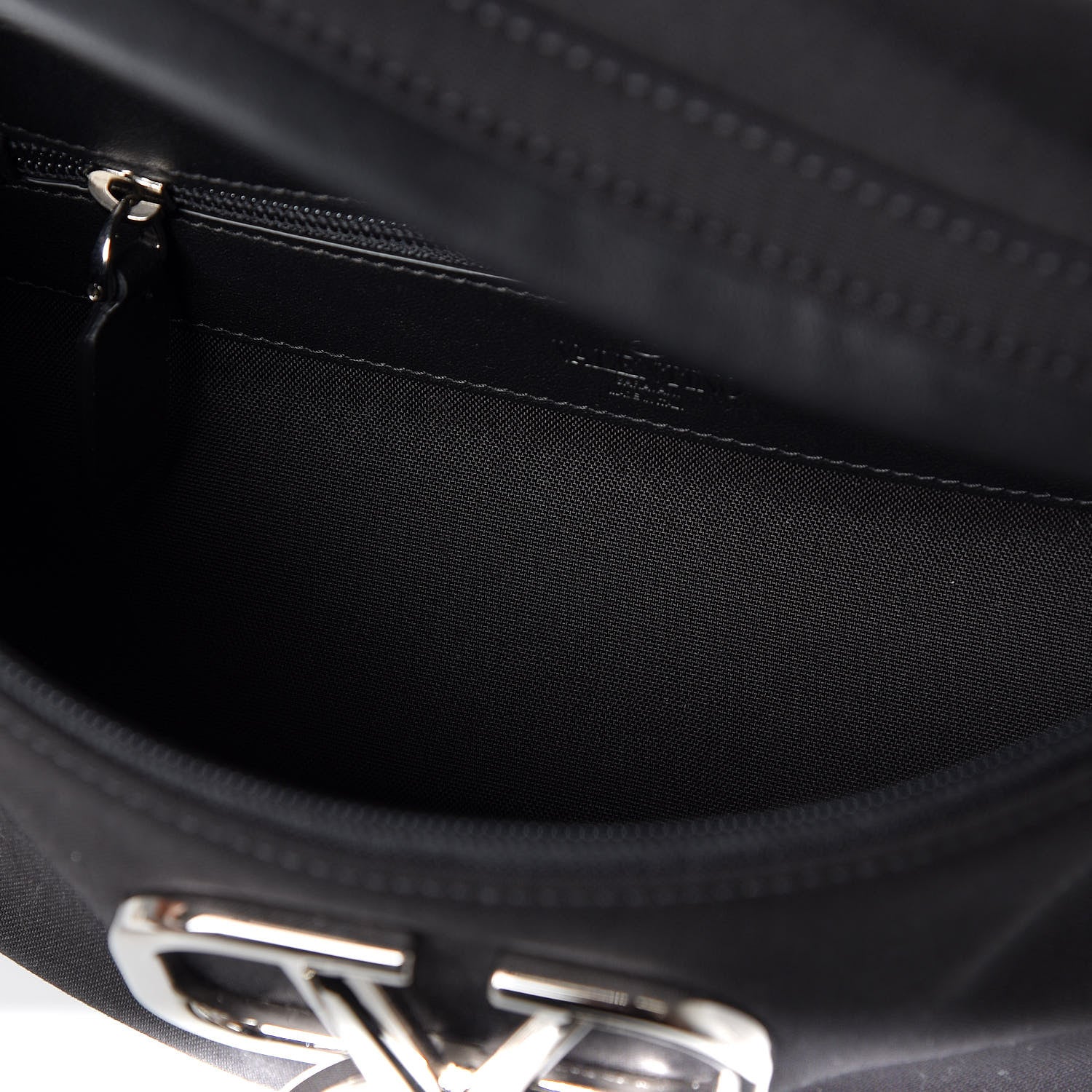Valentino Garavani Nylon VRing Belt Bag Black 7 of 8