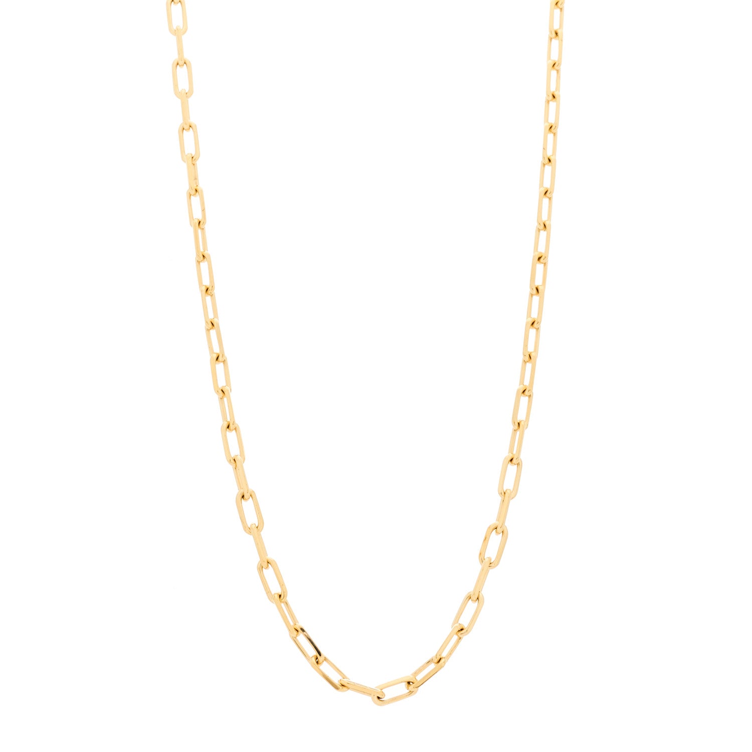 Cartier 18K Yellow Gold SM Santos De Cartier Link Necklace 1 of 6