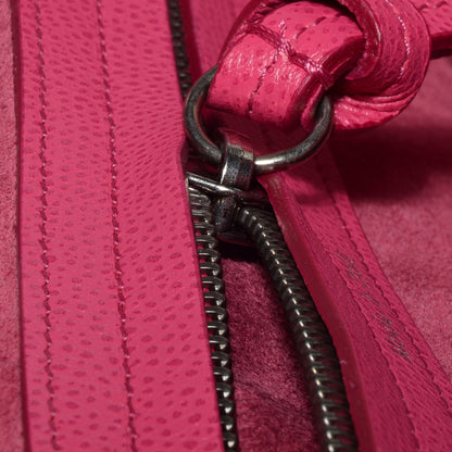 Celine Grained Calfskin Small Phantom Luggage Fuchsia 9 of 9