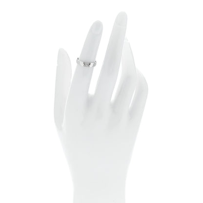 Hermes 18K White Gold Diamond Ever Herakles Wedding Band Ring 47 4 2 of 5