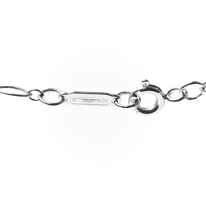 Tiffany 18K White Gold Oval Link Chain Necklace 24" 4 of 5