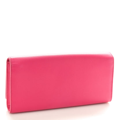 Saint Laurent Grain De Poudre Classic Monogram Cassandre Clutch Lipstick Fuchsia 3 of 7