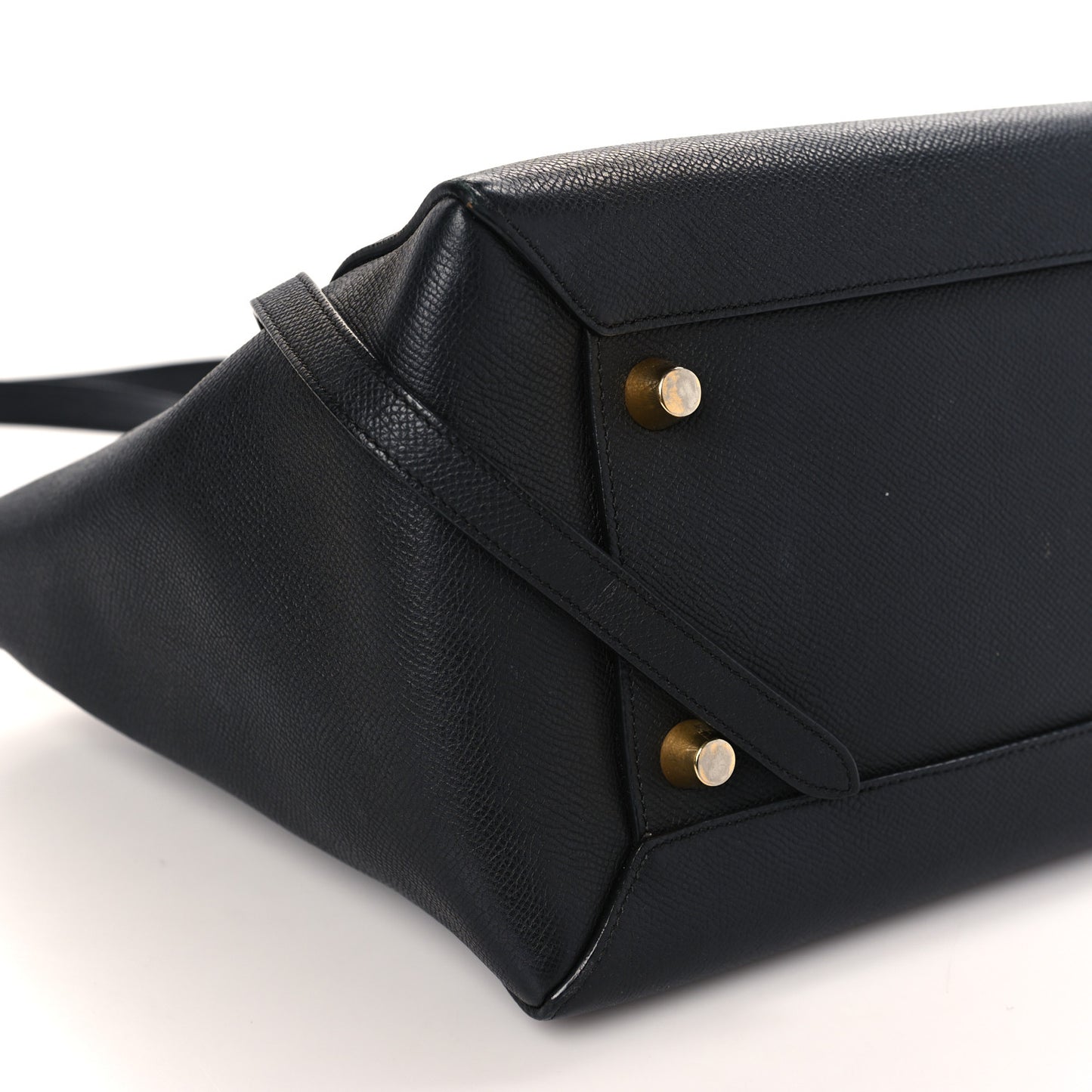 Grained Calfskin Mini Belt Bag Black