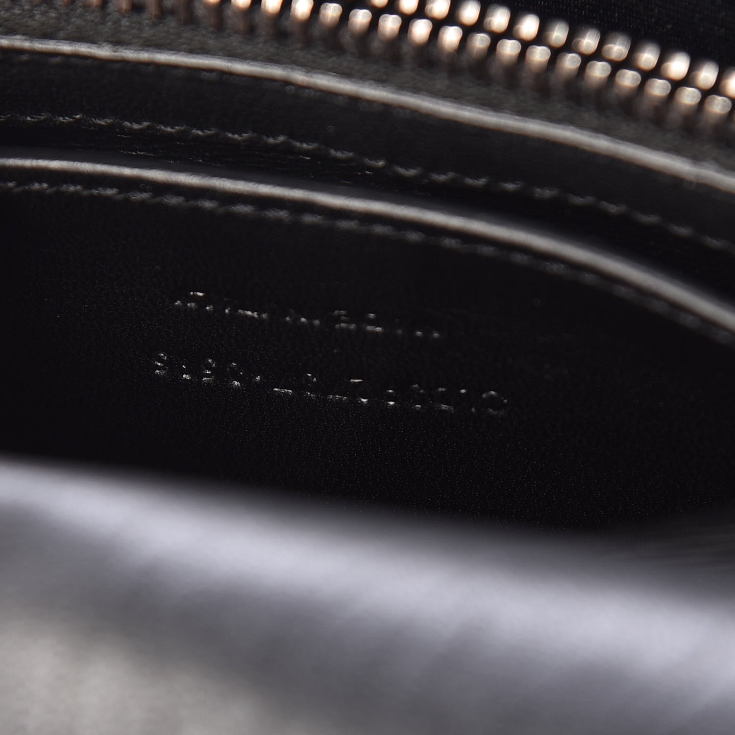 Saint Laurent Sheepskin Matelasse Chevron Monogram Medium College Bag Black 9 of 12