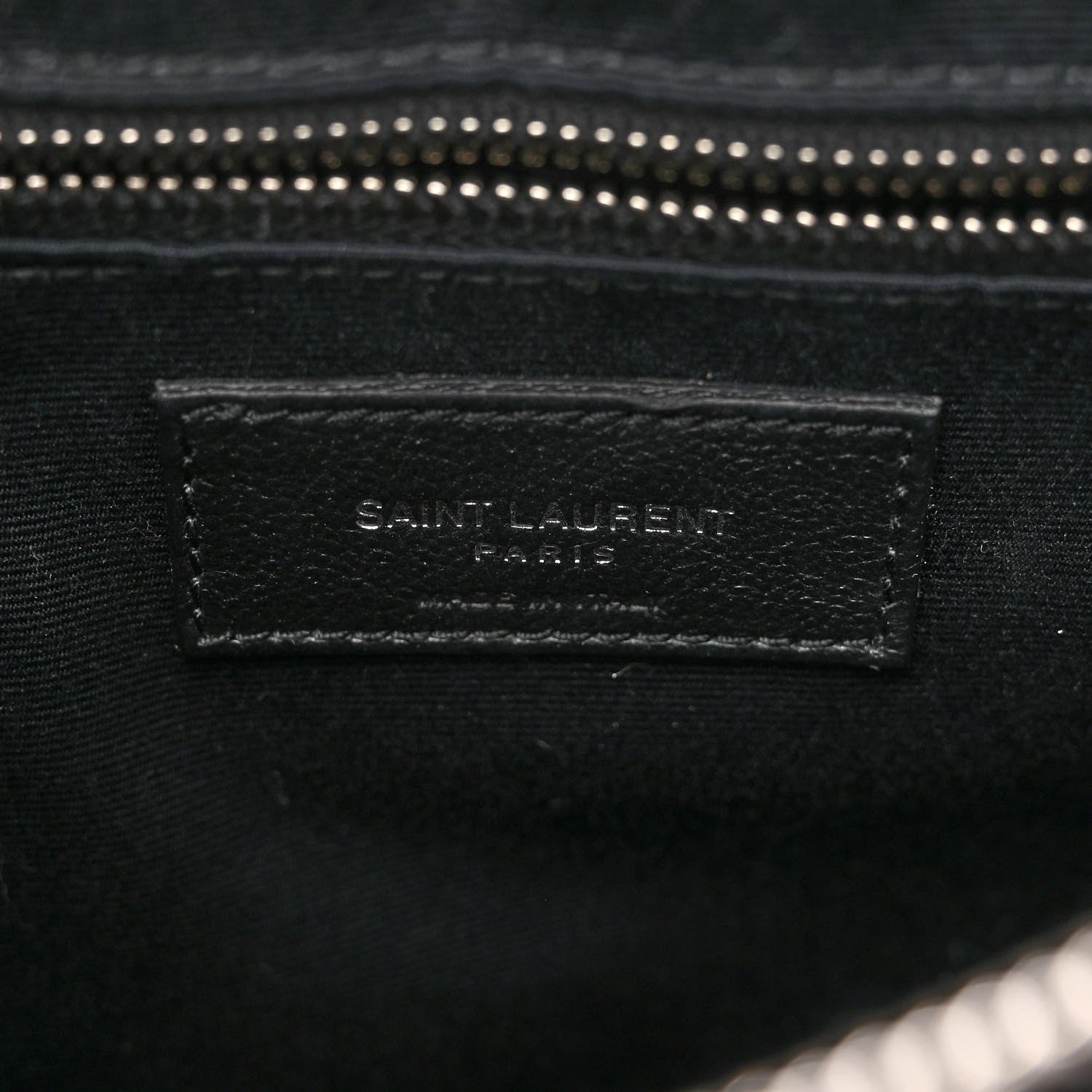 Saint Laurent Calfskin Y Quilted Monogram Medium Loulou Chain Satchel Black 5 of 8