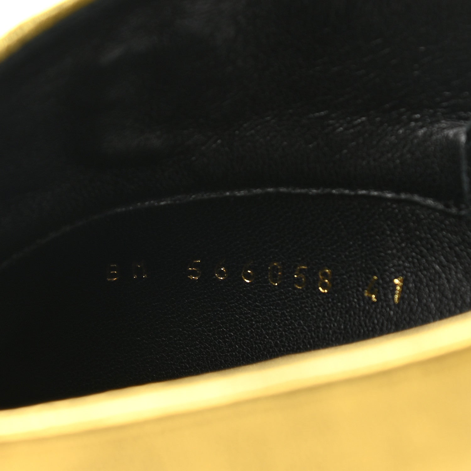 Saint Laurent Patent Calfskin Miles 30 Ankle Boots 41 Gold 8 of 11