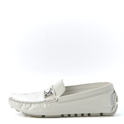 Louis Vuitton Patent Calfskin Oxford Loafers 37.5 White 1 of 9