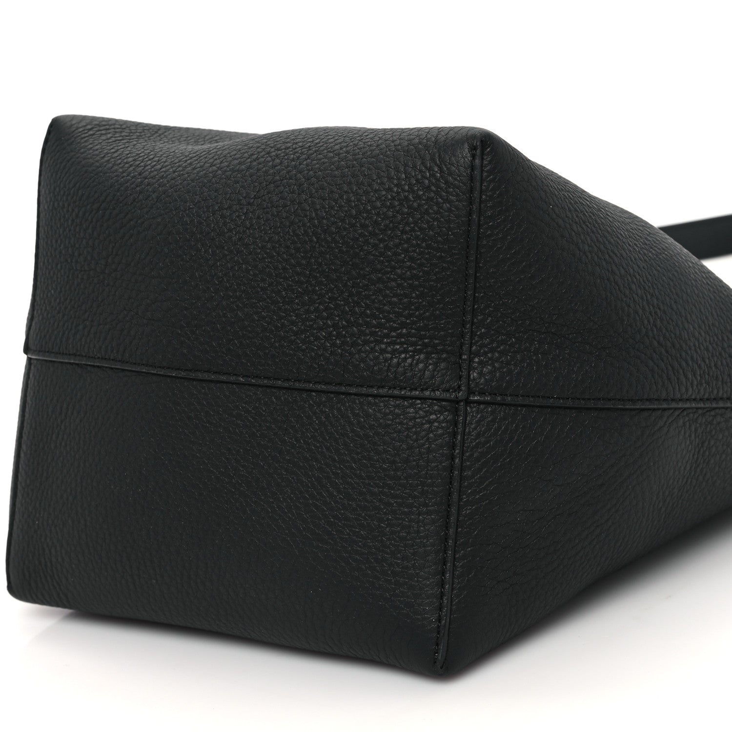 The Row Grained Calfskin Medium N/S Park Tote Black 9 of 11