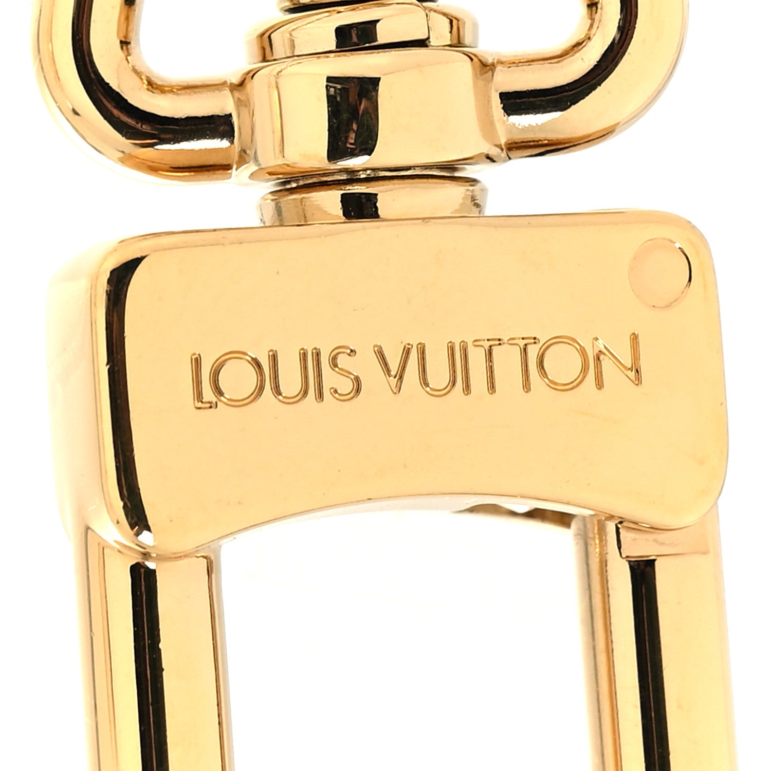 Louis Vuitton Monogram Spring Street Bag Charm Key Holder Gold 3 of 4