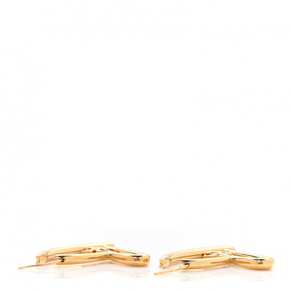 Louis Vuitton Metal Fall In Love Hoop Earrings GM Gold 3 of 5