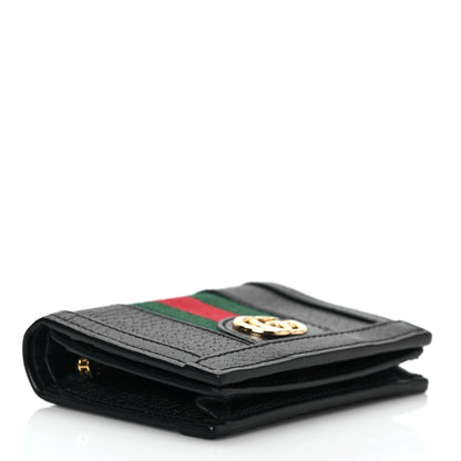 Gucci Calfskin Web Ophidia Card Case Black 4 of 6