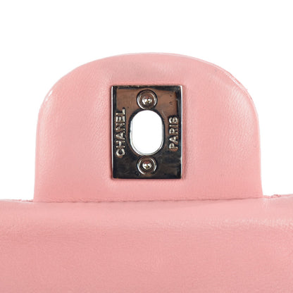 Chanel Lambskin Quilted Medium Double Flap Light Pink 7 of 9
