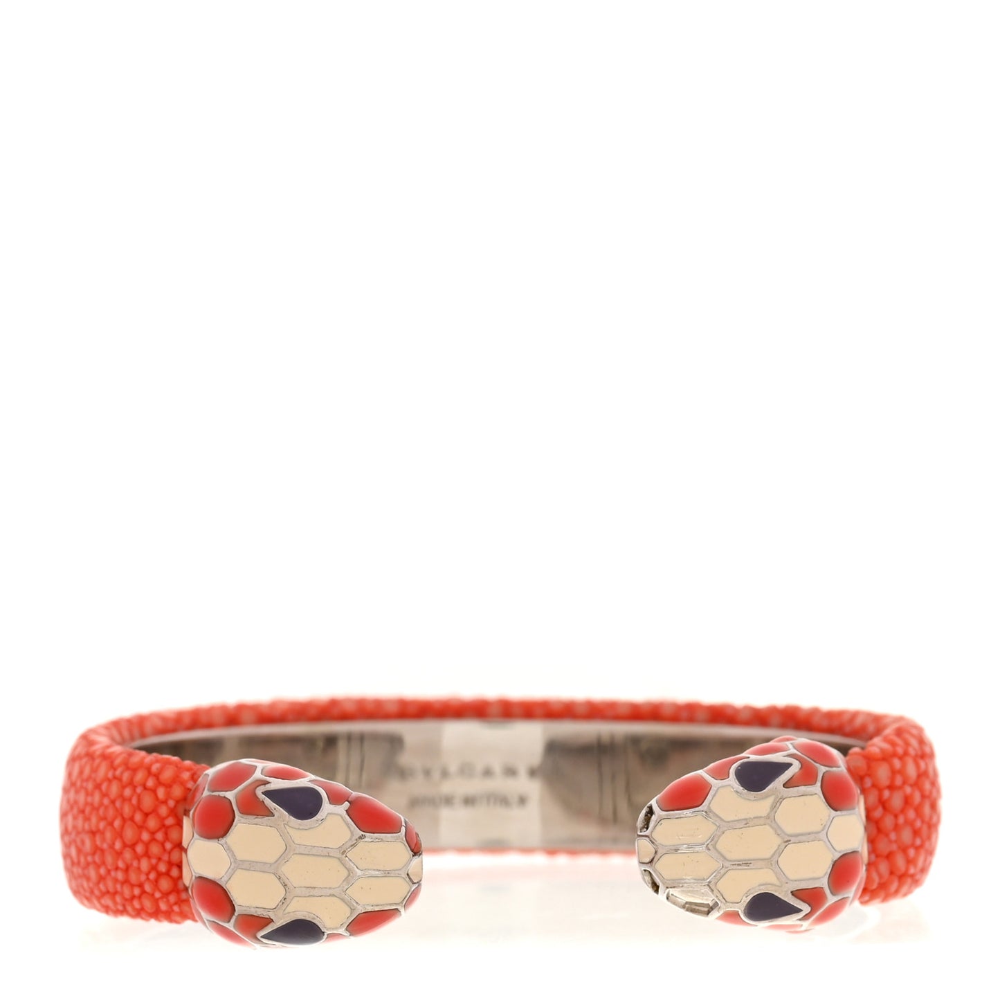 Galuchat Serpenti Forever Bracelet S Coral