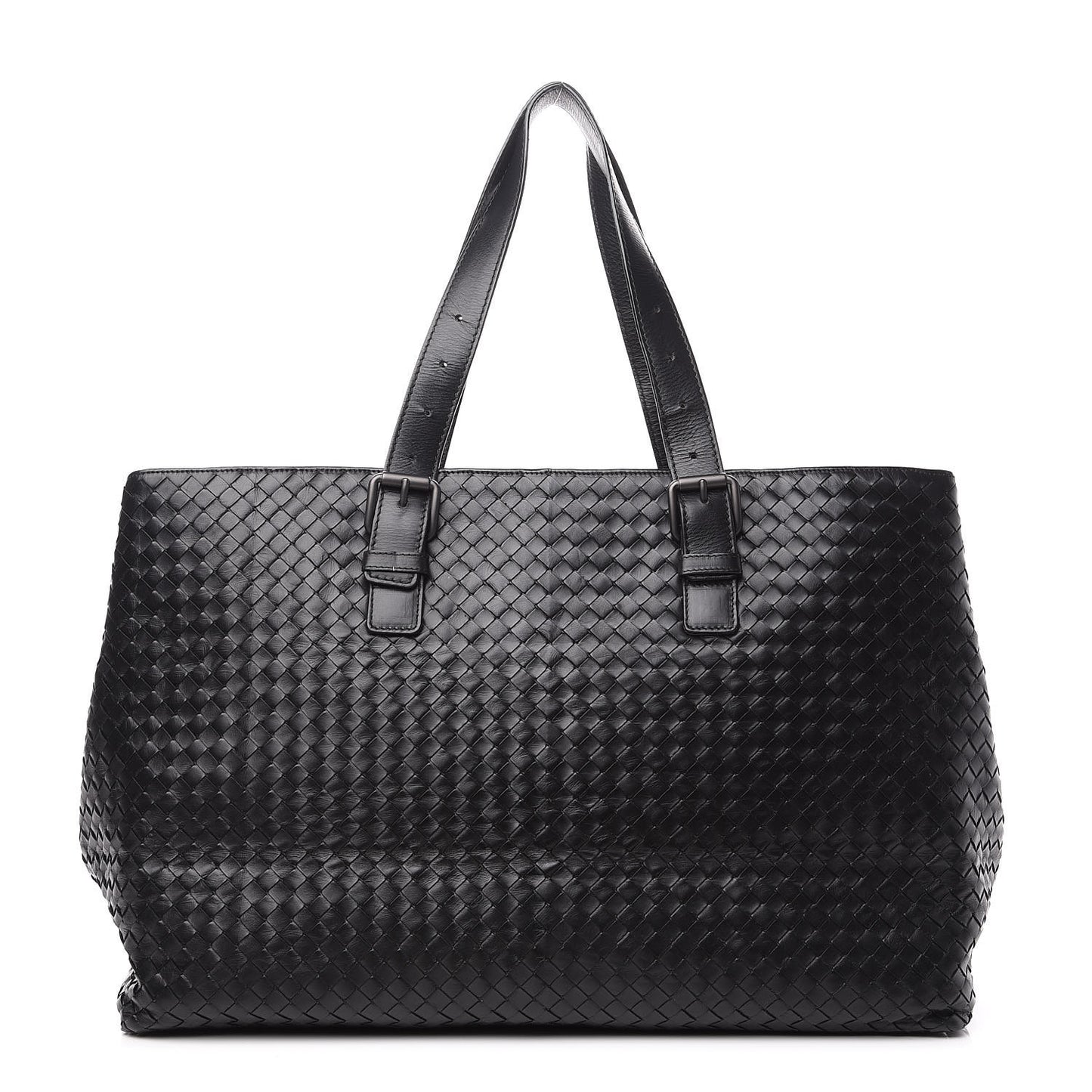 Nappa Intrecciato Tote Black