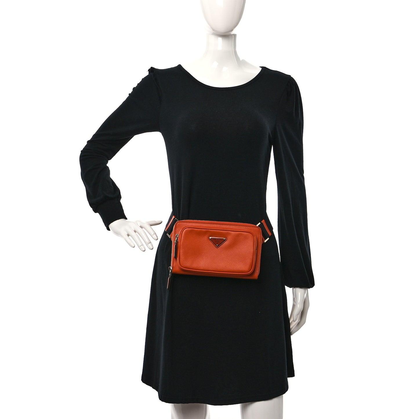 Saffiano Belt Bag Papaya