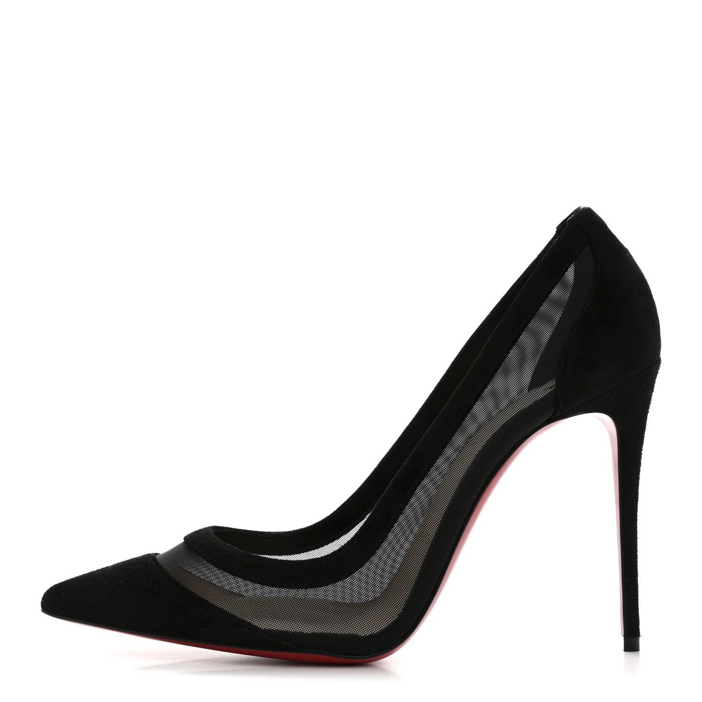 Veau Velours Rete Galativi 100 Pumps 38.5 Black