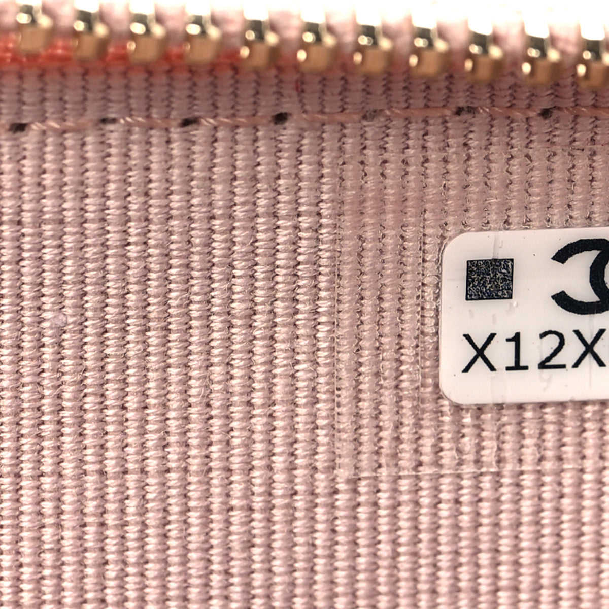 Lambskin Quilted 19 Zip Around Coin Purse Wallet Light Pink
