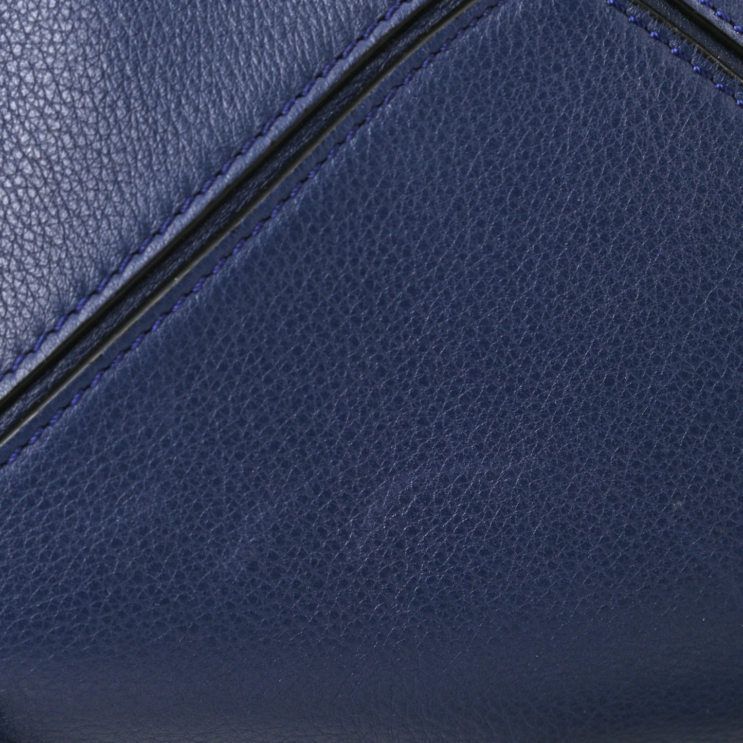 Calfskin Medium Puzzle Bag Marine