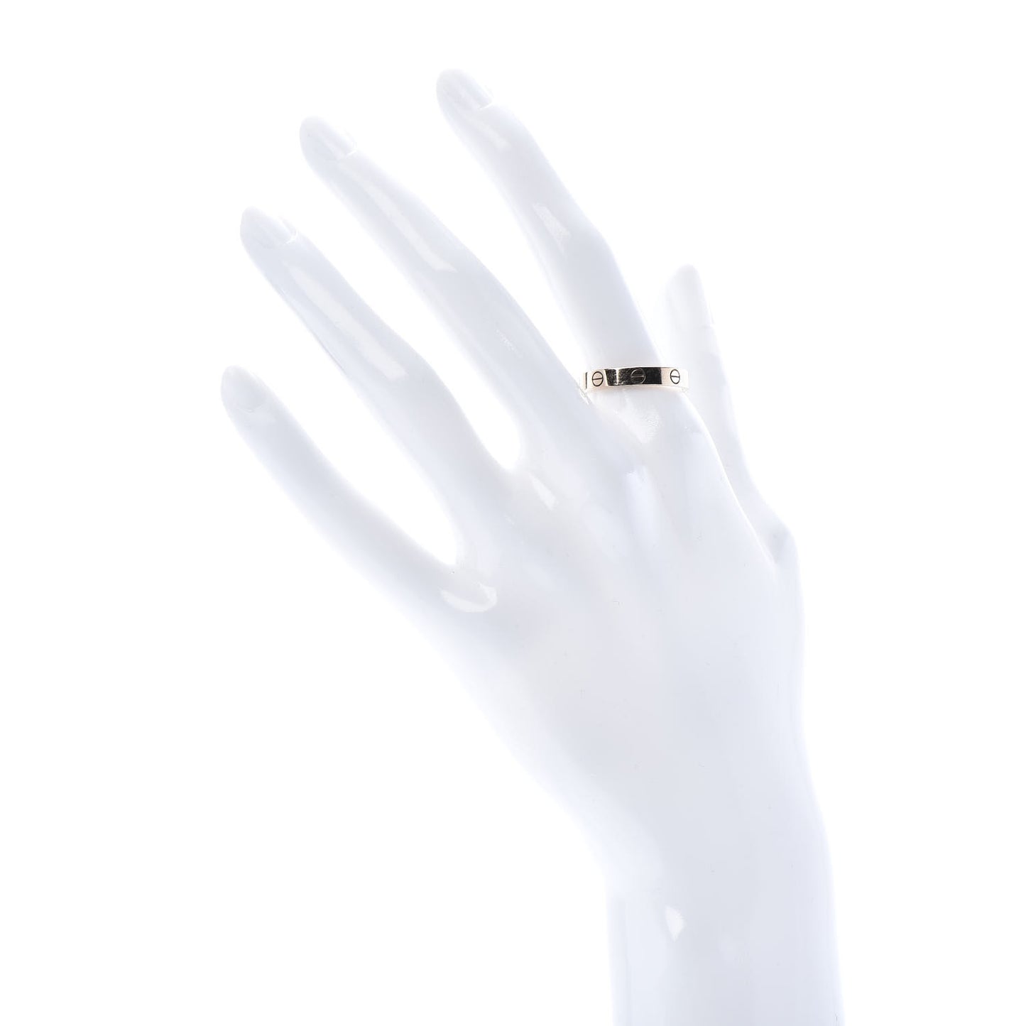 18K Pink Gold 3.5mm LOVE Wedding Band Ring 58 8.25