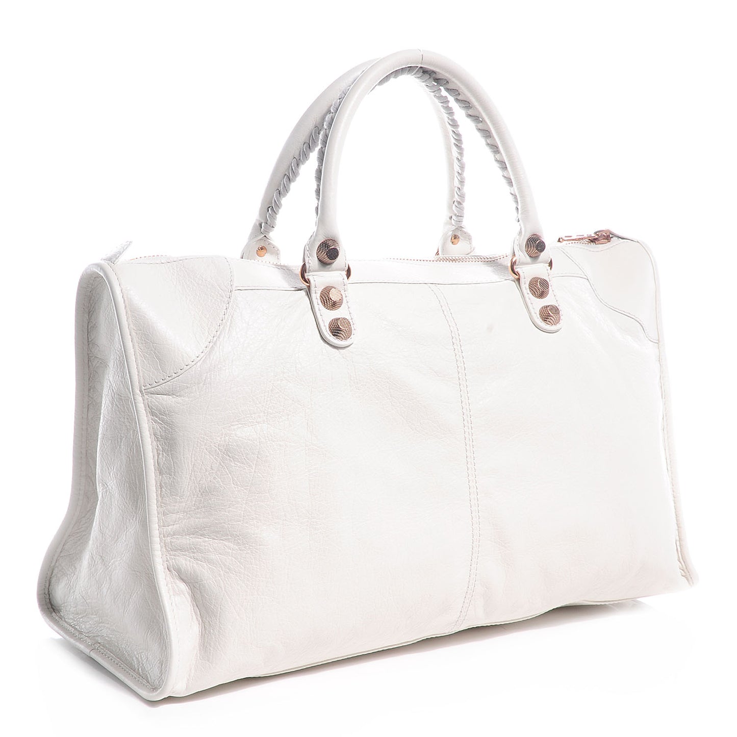 Agneau Giant 12 Rose Gold Hardware Work White Light