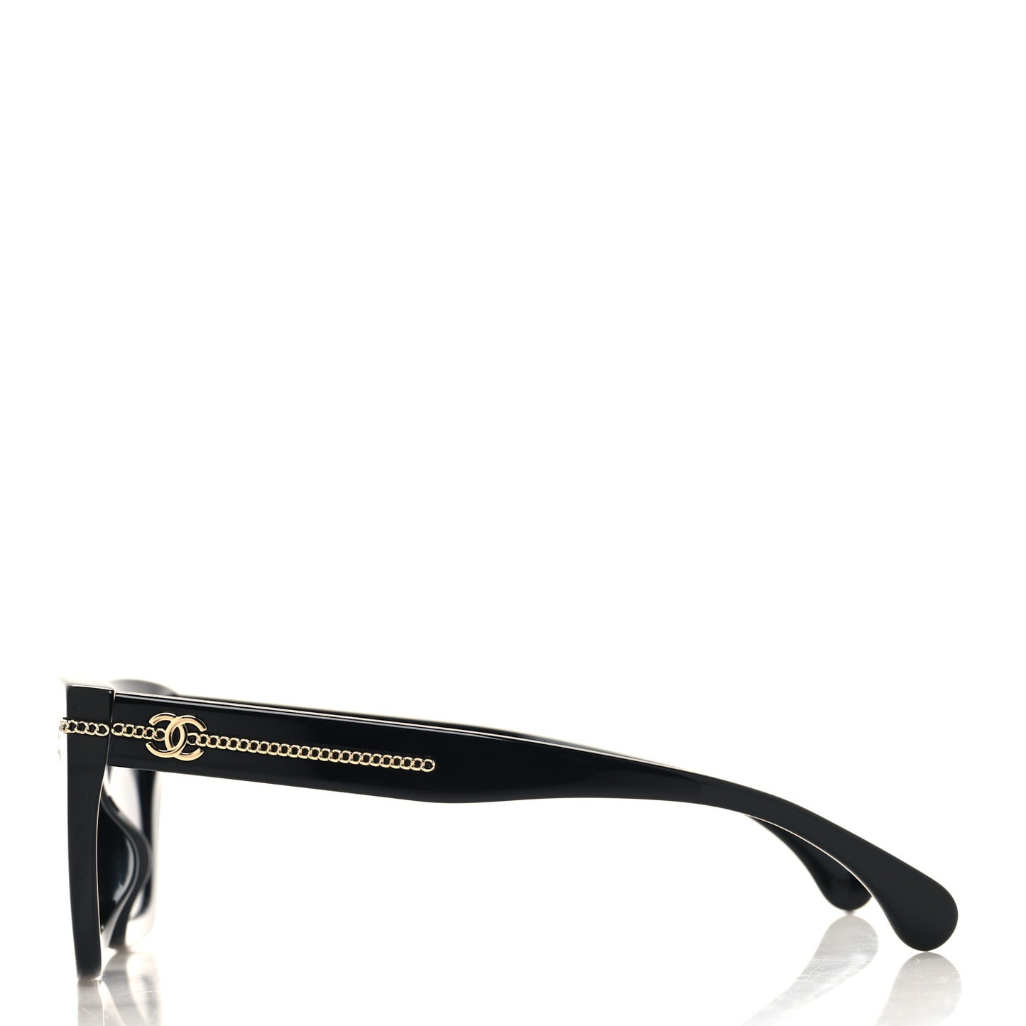 Acetate Square Sunglasses 5509-A Black