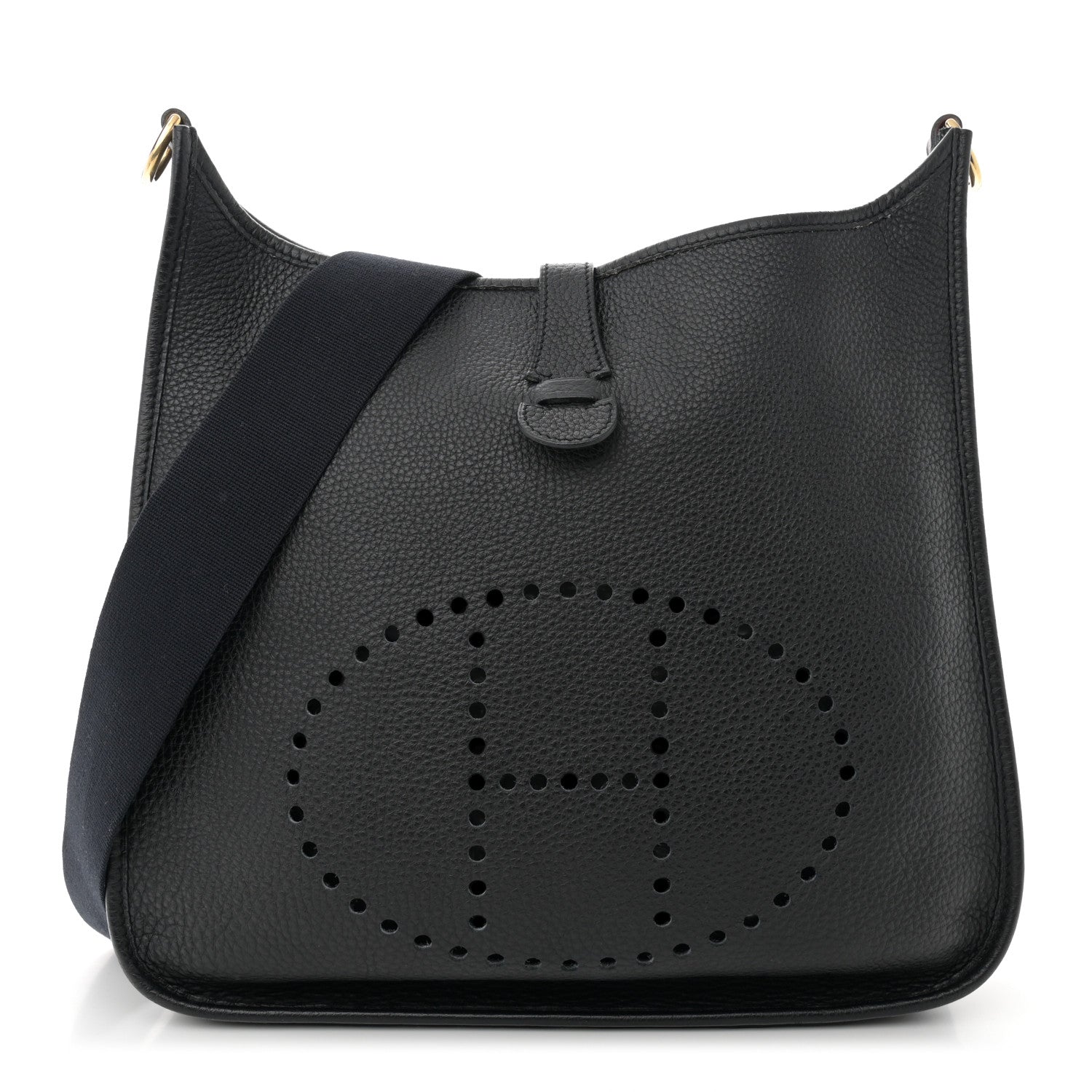 Hermes Taurillon Clemence Evelyne PM Black 1 of 13
