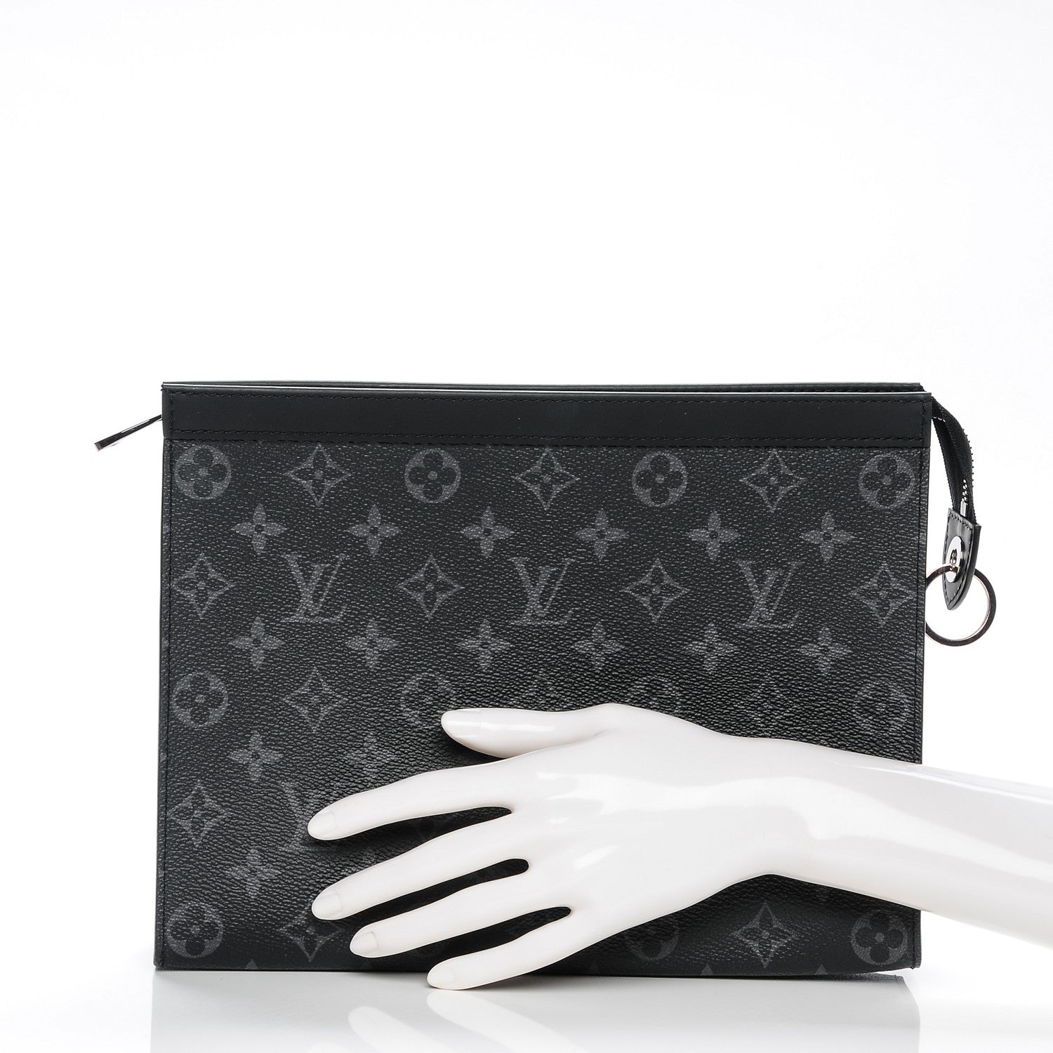 Louis Vuitton Monogram Eclipse Pochette Voyage MM 2 of 6