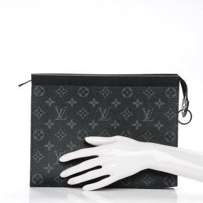 Louis Vuitton Monogram Eclipse Pochette Voyage MM 2 of 6